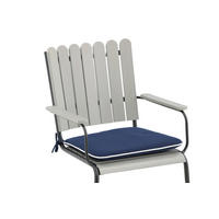 RELAXSESSELAUFLAGE in Blau  - Blau, MODERN, Textil (46/4/39cm) - Gardenson