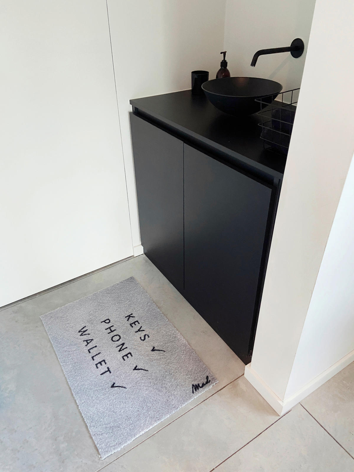 FUßMATTE  50/75 cm  Hellgrau  - Hellgrau, Trend, Kunststoff (50/75cm) - madaboutmats