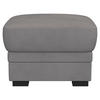 HOCKER Mikrofaser Hellgrau  - Hellgrau/Schwarz, Basics, Kunststoff/Textil (68/45/68cm) - MID.YOU