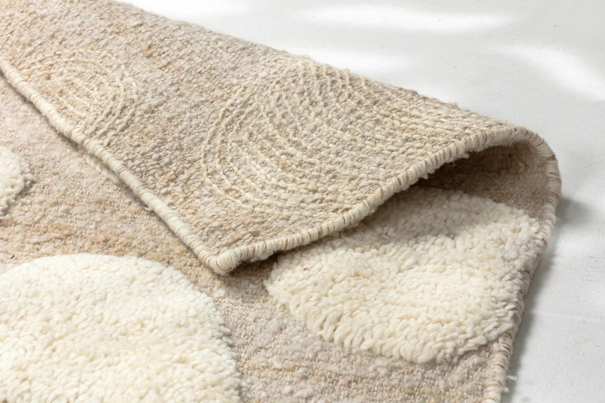 WEBTEPPICH 120/170 cm Milena Naturfarben rechteckig  - Naturfarben, Basics, Kunststoff/Textil (120/170cm) - Schöner Wohnen