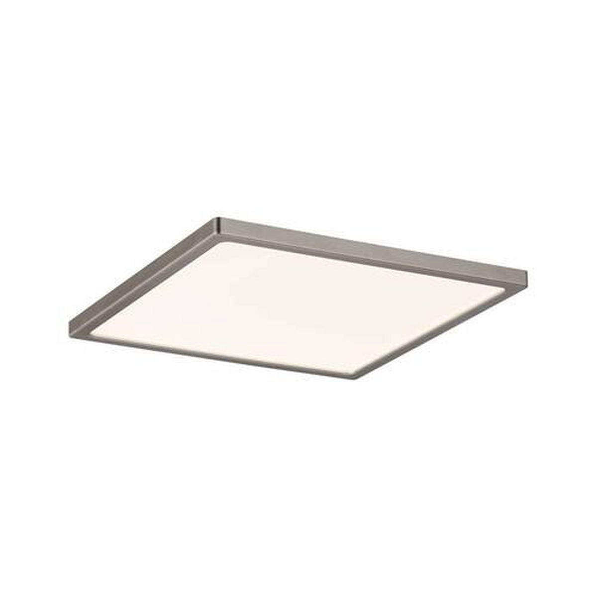 LED-PANEEL   - Nickelfarben, Basics, Kunststoff (18/18cm) - Paulmann
