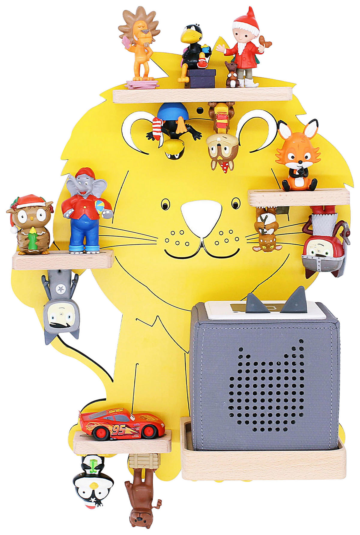 KINDERREGAL 32/42/19 cm  - Gelb, MODERN, Holzwerkstoff (32/42/19cm) - MID.YOU