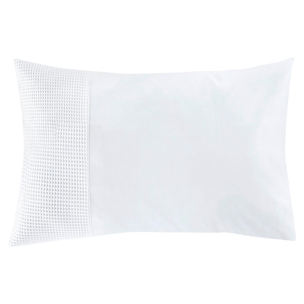 Thumbnail - Novel Kissenhüllen-Set, Weiß, Textil, 2-teilig, Uni, rechteckig, 40x80 cm, Oeko-Tex® Standard 100, bügelleicht, hochwert...