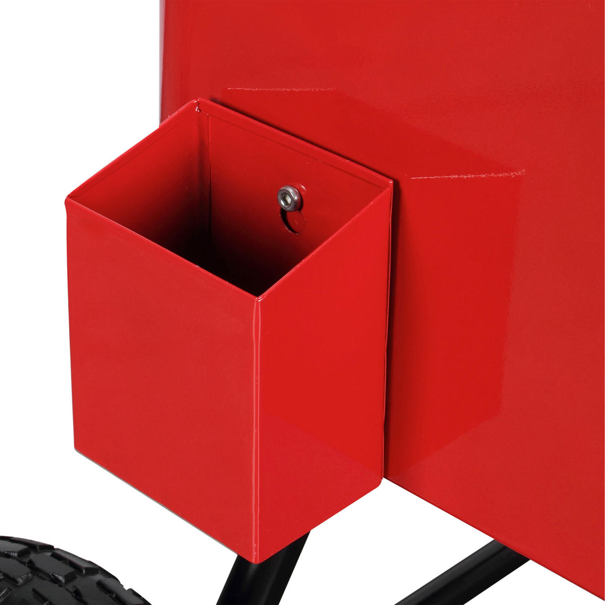 KÜHLBOX Rot, Schwarz  - Rot/Schwarz, KONVENTIONELL, Metall (48/82/82cm) - Ambia Garden