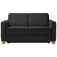 SCHLAFSOFA in Textil Anthrazit  - Anthrazit/Naturfarben, Konventionell, Holz/Textil (160/86/92cm) - Sedda