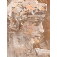 LEINWANDBILD 90/120 cm  - Rostfarben/Beige, Basics, Holz/Kunststoff (90/120cm) - Monee