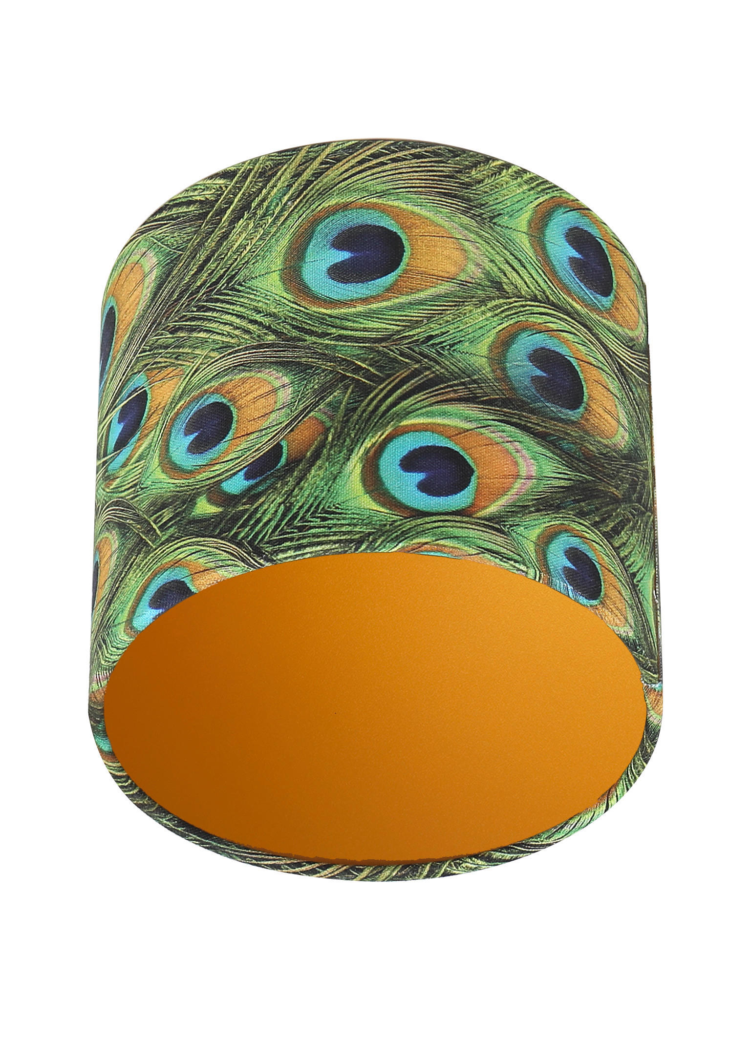 XXXLutz Leuchtenschirm Velour Blau 23 cm