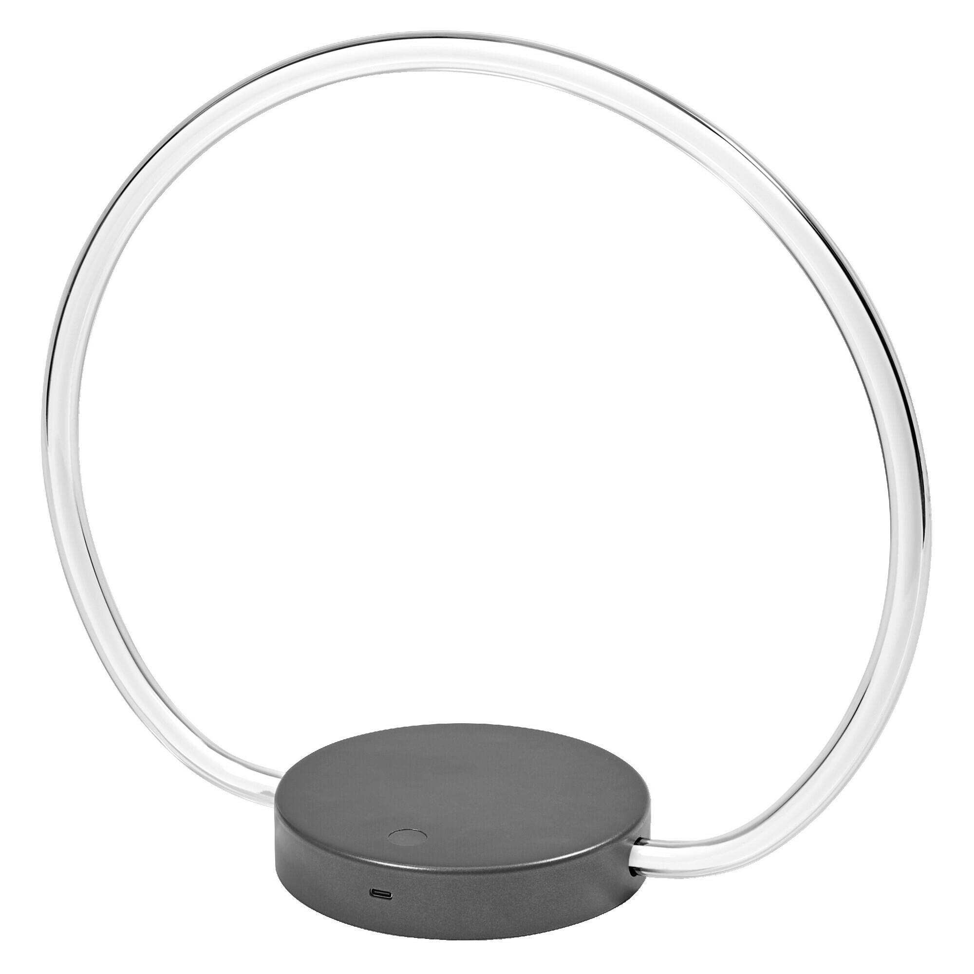 LED-TISCHLEUCHTE 36.7/15/34.9 cm  - Dunkelgrau, Design, Kunststoff (36.7/15/34.9cm) - Osram