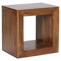 BEISTELLTISCH 44/33/44 cm Sheesham massiv Sheeshamfarben rechteckig  - Sheeshamfarben, Design, Holz (44/33/44cm) - MID.YOU