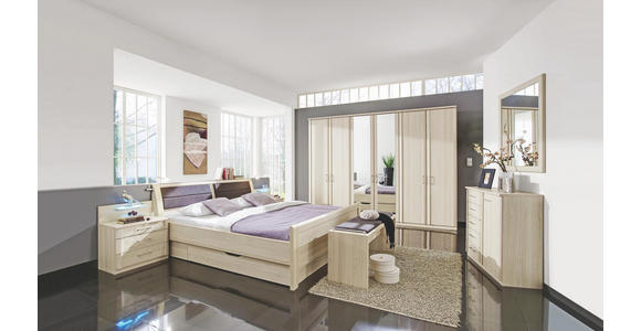 SCHLAFZIMMER in Eschefarben - Eschefarben, KONVENTIONELL, Holzwerkstoff (180/200cm) - Venda