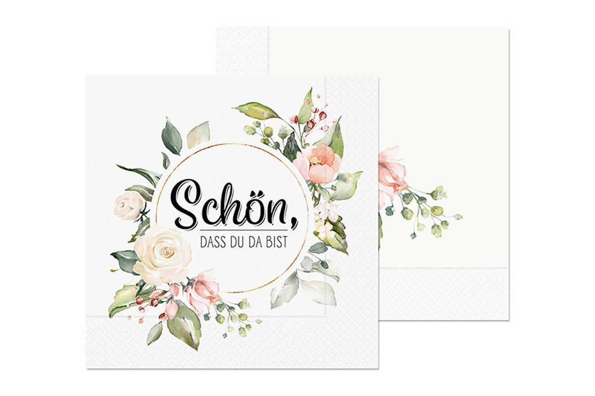 SERVIETTE   - Basics, Papier (16.6/2.8/16.6cm)