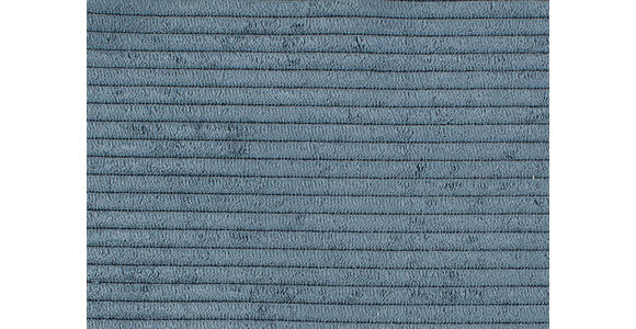 BIGSOFA Feincord Blau - Blau/Schwarz, KONVENTIONELL, Holz/Textil (280/67/120cm) - Carryhome