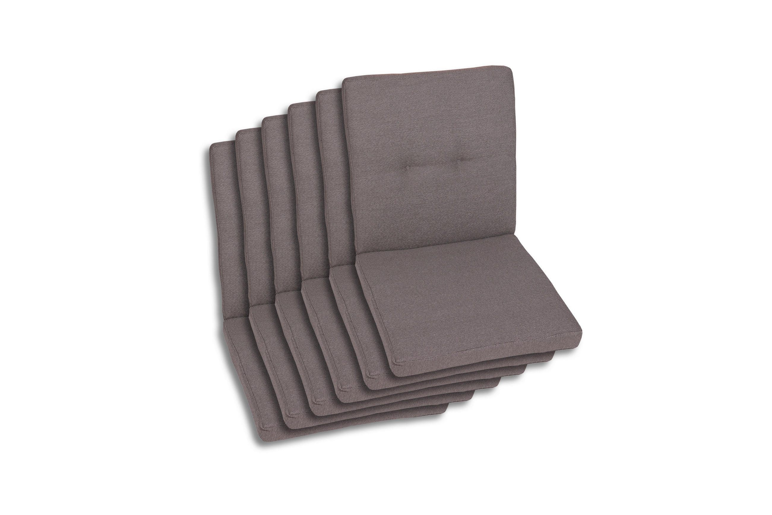 SESSELAUFLAGENSET Uni  - Taupe, Basics, Textil (50/7/100cm)