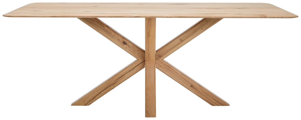 ESSTISCH in Holz 200/100/75 cm  - Eichefarben, Natur, Holz (200/100/75cm) - Linea Natura