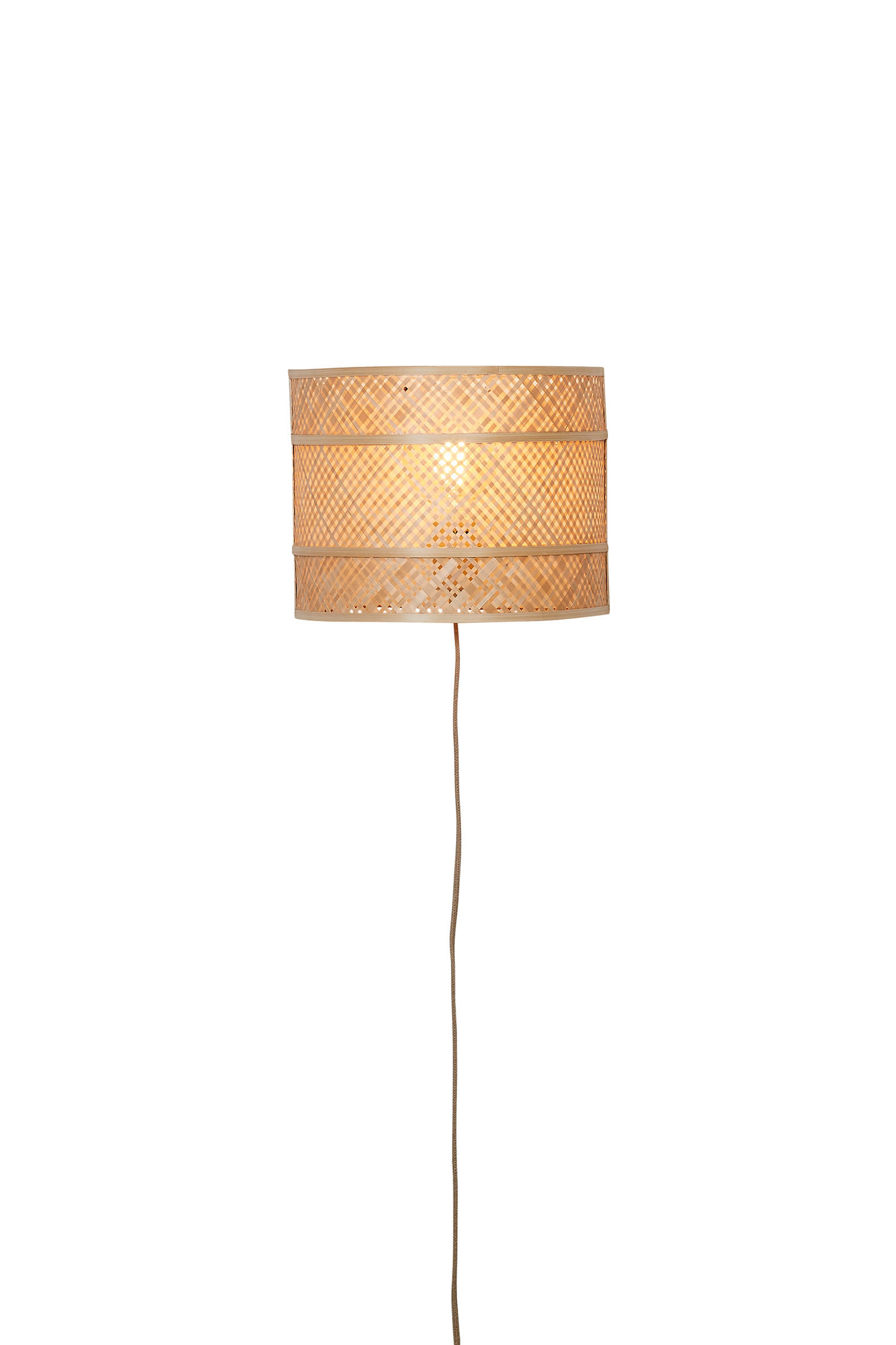 VÄGGLAMPA Good & Mojo 19/19/25 cm   - naturfärgad, Basics, naturmaterial (19/19/25cm) - Good & Mojo