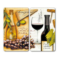 HERDABDECKPLATTE - Multicolor, Basics, Glas (52/30/0.8cm) - Kesper