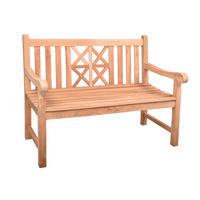 GARTENBANK 66/92/120 cm  in Braun  - Braun/Teakfarben, MODERN, Holz (66/92/120cm) - Gardenson