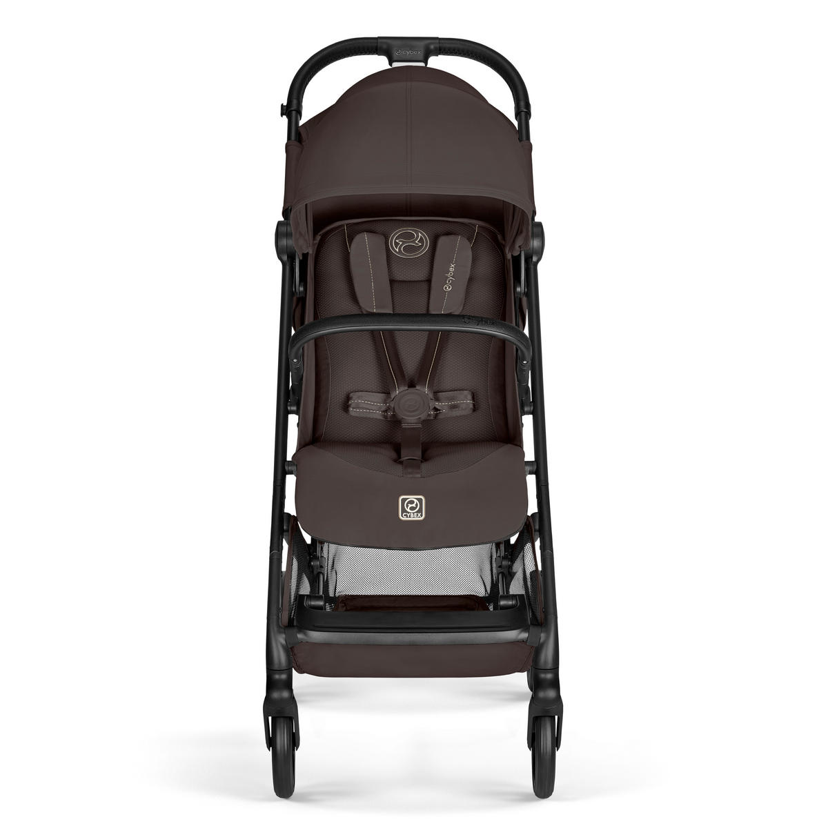 BUGGY BEEZY BLK  - Dunkelbraun/Schwarz, Basics, Kunststoff/Textil (82/45,5/107cm) - cybex GOLD