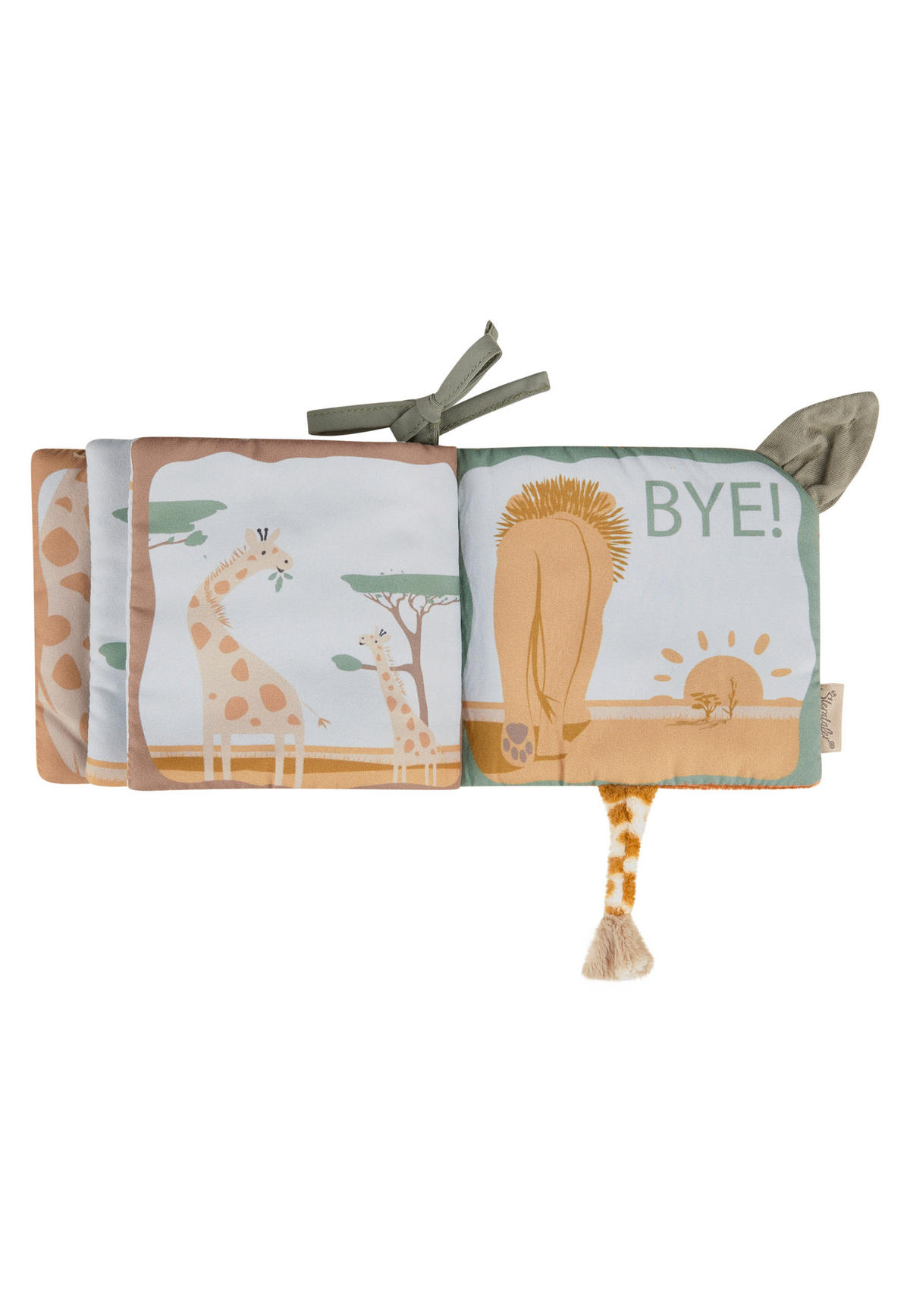 STOFFBUCH Safari  - Dunkelgelb, Basics, Textil (11,5/13/4cm) - Sterntaler