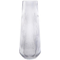 VAZA 16 cm  steklo  - sivomodra, Basics, steklo (14/14/36cm)
