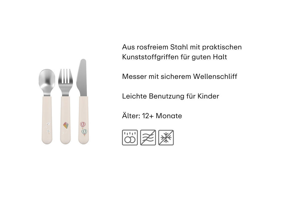 BREILÖFFELSET  - Salbeigrün/Multicolor, Basics, Kunststoff/Metall (12/1,7/19,3cm) - Mepal