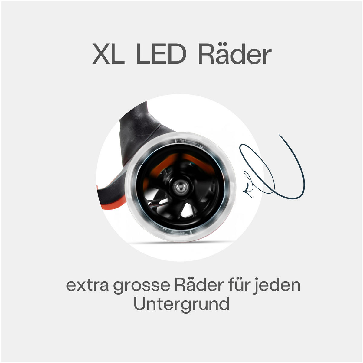 KINDERSCOOTER Xtend Scooter  - Orange, Basics, Metall (25/89/60cm)