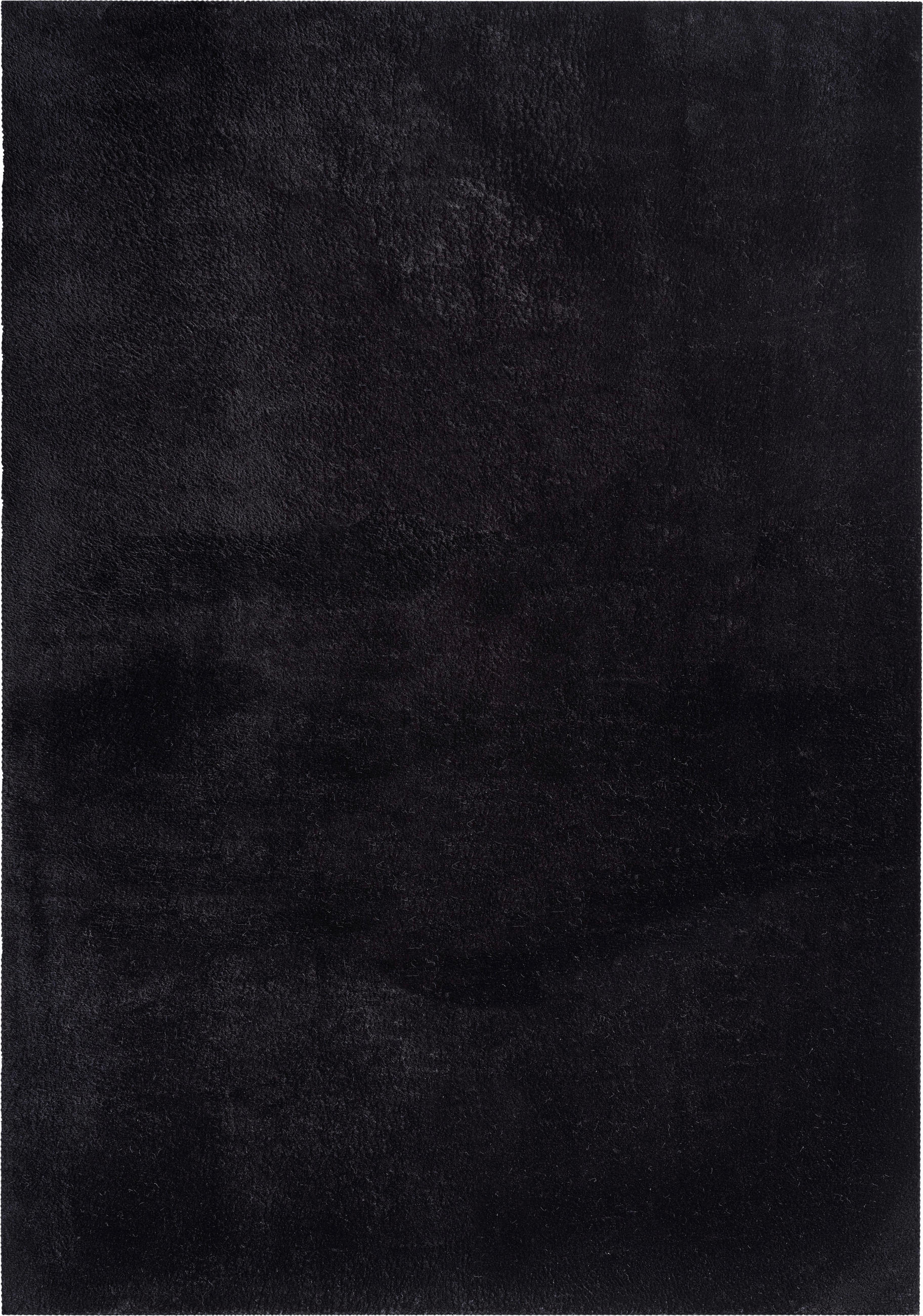 FELLTEPPICH 60/110 cm Loft Schwarz  - Schwarz, KONVENTIONELL, Textil (60/110cm) - Novel