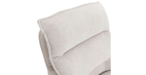 ARMLEHNSTUHL  Stoffauswahl, Sitzfläche 360° drehbar, automatische Rückholfunktion Cord  - Eichefarben/Beige, Design, Holz/Textil (60/95/62cm) - Novel