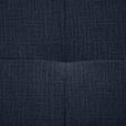 ECKSOFA inkl. Funktionen Dunkelblau Samt  - Dunkelblau, Natur, Holz/Textil (206/261cm) - Venda