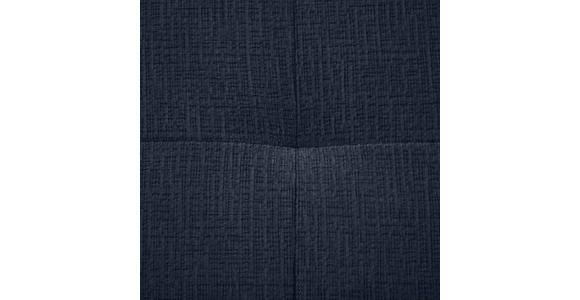 ECKSOFA inkl. Funktionen Dunkelblau Samt - Dunkelblau, Natur, Holz/Textil (206/261cm) - Venda