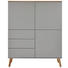 HIGHBOARD 109/137/43 cm - Eichefarben/Grau, MODERN, Holz/Holzwerkstoff (109/137/43cm) - Lomoco HIGHBOARD 109/137/43 cm - Eichefarben/Grau, MODERN, Holz/Holzwerkstoff (109/137/43cm) - Lomoco