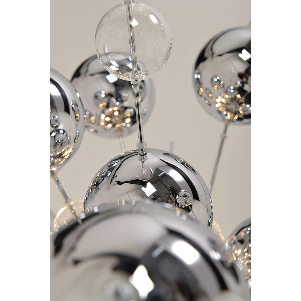 Thumbnail - Näve Stehleuchte Explosion, Chrom, Glas, 167 cm, Lampen & Leuchten, Innenbeleuchtung, Stehlampen, Stehlampen