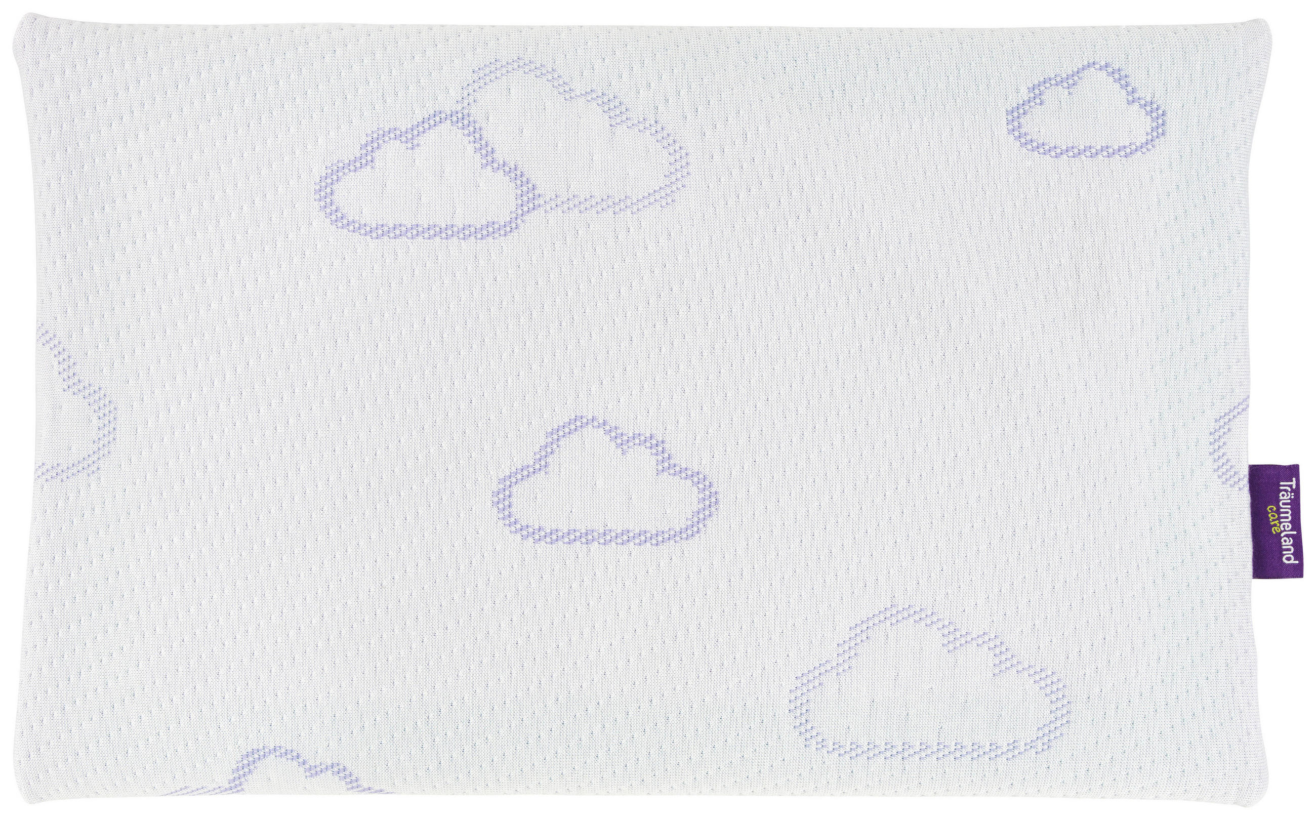Träumeland Babykissen Wolke Lila, Weiß 40x25 cm