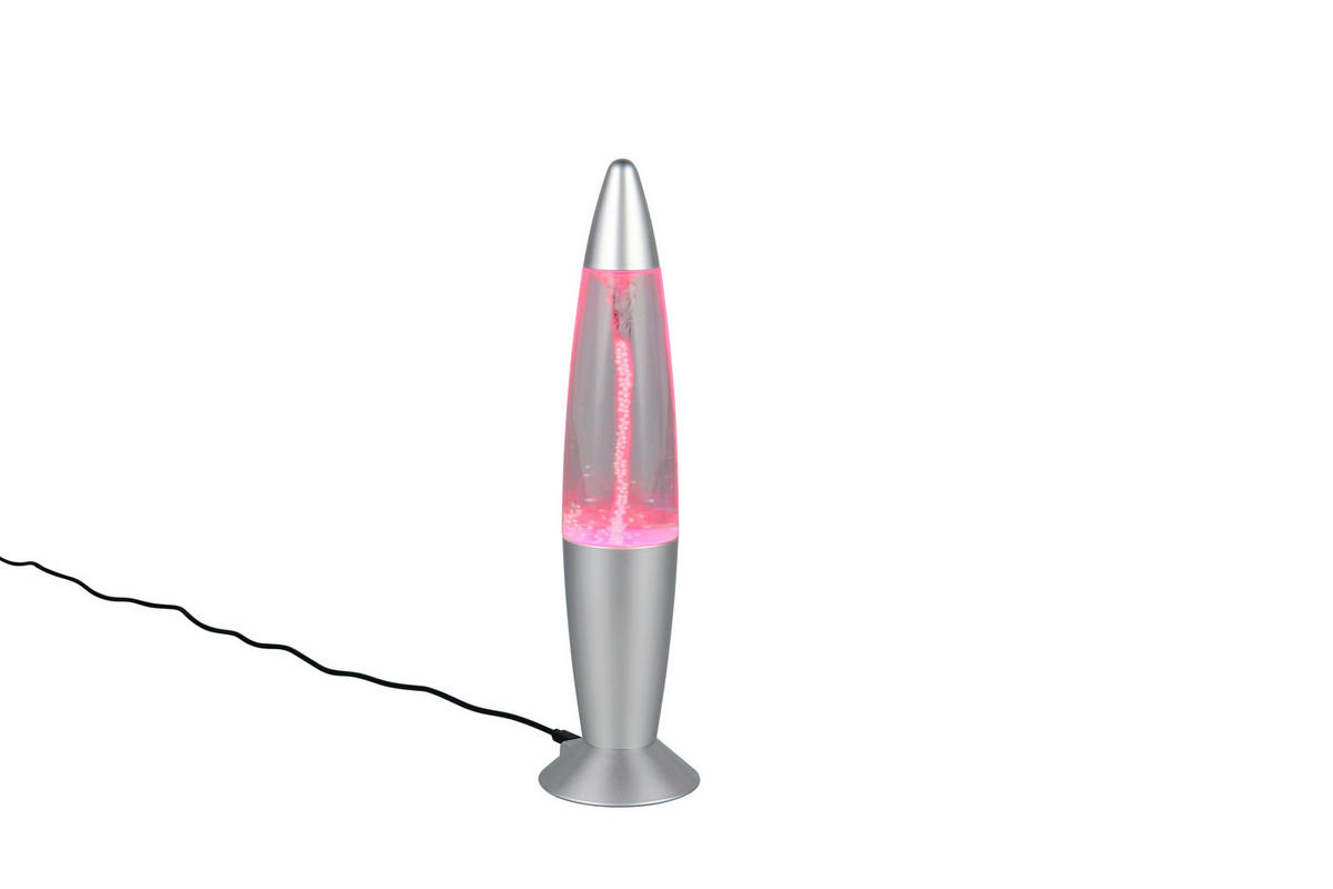 LED-TISCHLEUCHTE Holly 9/34,5 cm  - Transparent/Titanfarben, LIFESTYLE, Kunststoff (9/34,5cm)