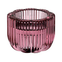 KERZENHALTER - Violett, KONVENTIONELL, Glas (6,3/6,3/4,5cm) - Villeroy & Boch