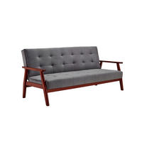 SCHLAFSOFA in Samt Kirschbaumfarben, Dunkelgrau  - Kirschbaumfarben/Dunkelgrau, MODERN, Holz/Textil (190/81/85cm) - Livetastic