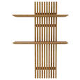 WANDPANEEL Eichefarben  80/120/20 cm  - Eichefarben, Natur, Holz (80/120/20cm) - Linea Natura
