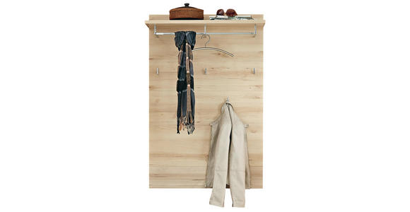 GARDEROBENPANEEL 84/128/29 cm - Buchefarben, KONVENTIONELL, Holzwerkstoff (84/128/29cm) - Voleo