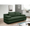 SCHLAFSOFA Webstoff Grün  - Schwarz/Mintgrün, Design, Kunststoff/Textil (200/88/87cm) - P & B