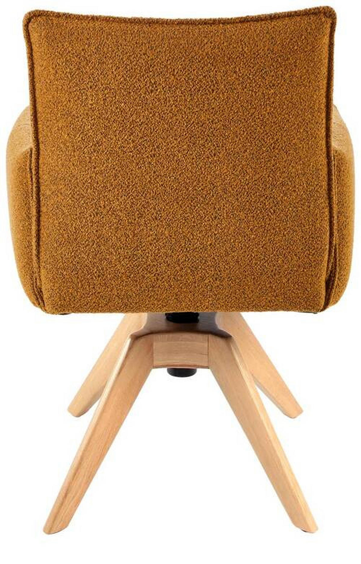 ARMLEHNSTUHL  in Webstoff  - Eichefarben/Bernsteinfarben, Design, Holz/Textil (57/86/65cm) - Valnatura