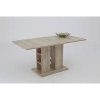 AUSZIEHTISCH Eichefarben rechteckig  ausziehbar  - Eichefarben, Basics, Holzwerkstoff (120-160/76/80cm) - MID.YOU