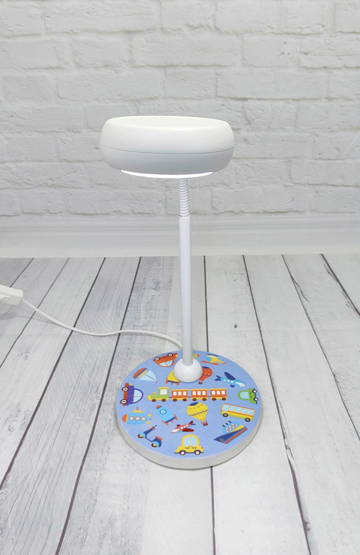 KINDERTISCHLEUCHTE  - Multicolor/Weiß, Basics, Holzwerkstoff/Kunststoff (20/43/20cm)