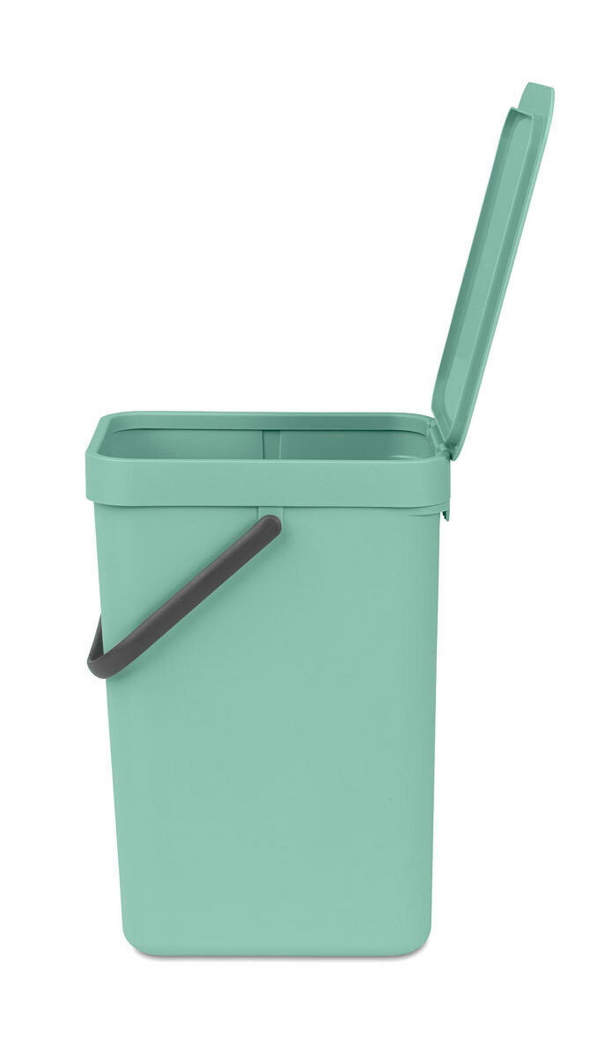 KOŠ ZA SMETI - žadasto zelena, Basics, umetna masa (20/35.1/24.9cm) - Brabantia