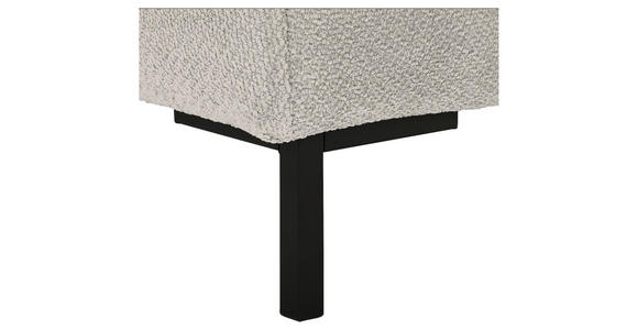 ECKSOFA  in Webstoff Naturfarben  - Schwarz/Naturfarben, KONVENTIONELL, Textil/Metall (292/192cm) - Carryhome