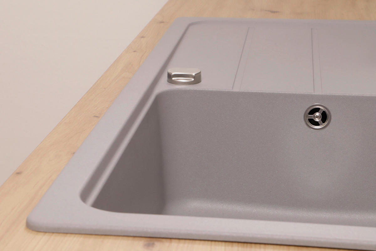 SPÜLE AUSTIN100X50G  - Grau, Design, Stein (100/20/50cm) - Respekta