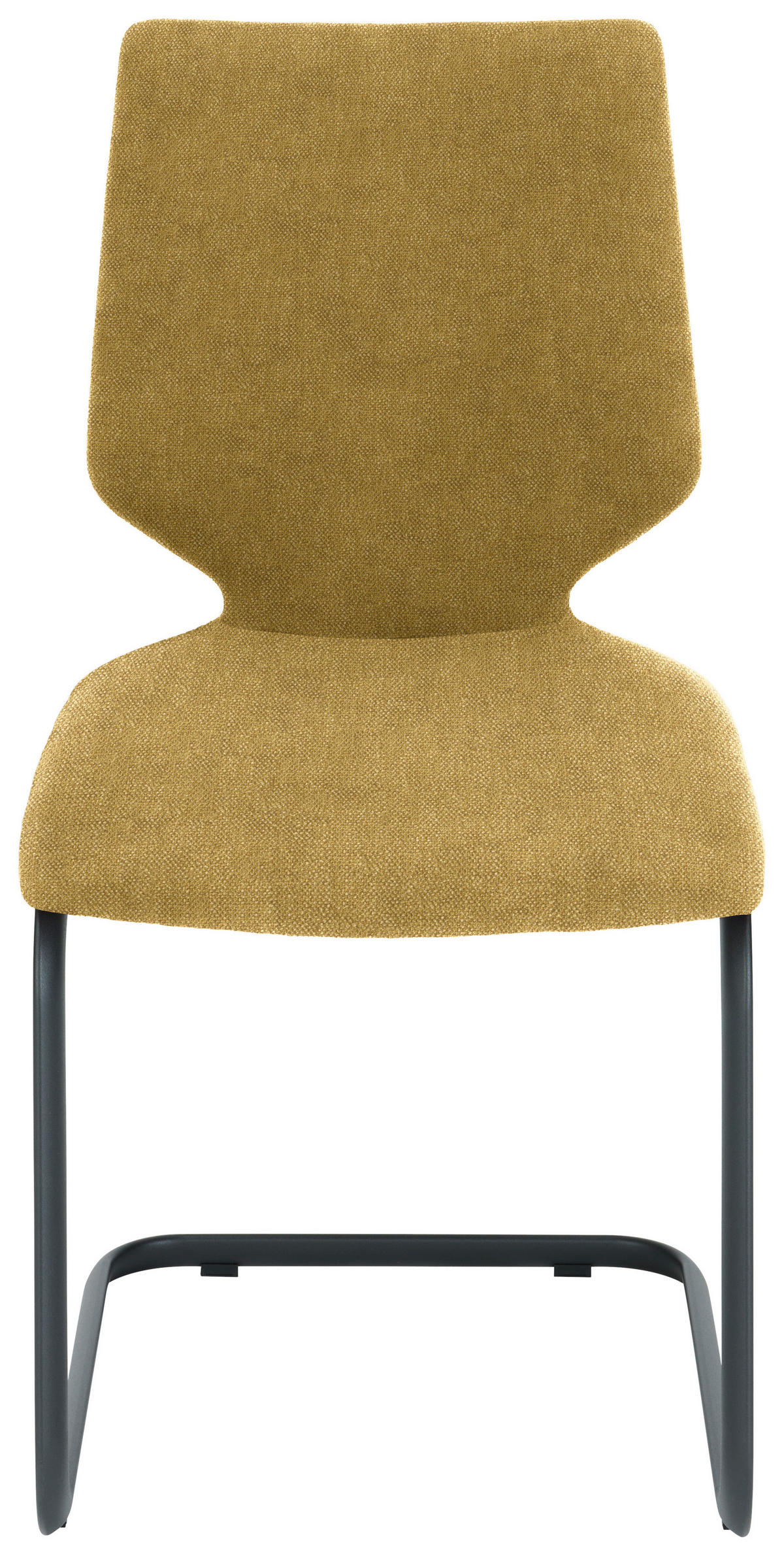 SCHWINGSTUHL Stahl Struktur  - Gelb/Anthrazit, Design, Textil/Metall (50/91/61cm) - Venjakob