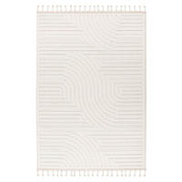 FLACHWEBETEPPICH 160/230 cm Elfenbein  - Elfenbein, Basics, Textil (160/230cm) - Kayoom