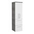 SEITENSCHRANK 35/123/33 cm - Chromfarben/Graphitfarben, KONVENTIONELL, Holzwerkstoff (35/123/33cm) - Xora SEITENSCHRANK 35/123/33 cm - Chromfarben/Graphitfarben, KONVENTIONELL, Holzwerkstoff (35/123/33cm) - Xora