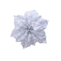 VÁNOČNÍ HVĚZDA 16 cm - bílá, Basics (16cm)