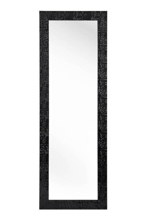 NÁSTENNÉ ZRKADLO 50/150/2 cm  - čierna, Lifestyle, plast/sklo (50/150/2cm) - Carryhome